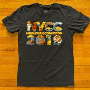 New York Comic Con Official T-Shirt 2019 NYCC Small 100% Cotton ReedPop Comics